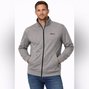 Bench Gray Full-Zip Sweatshirt